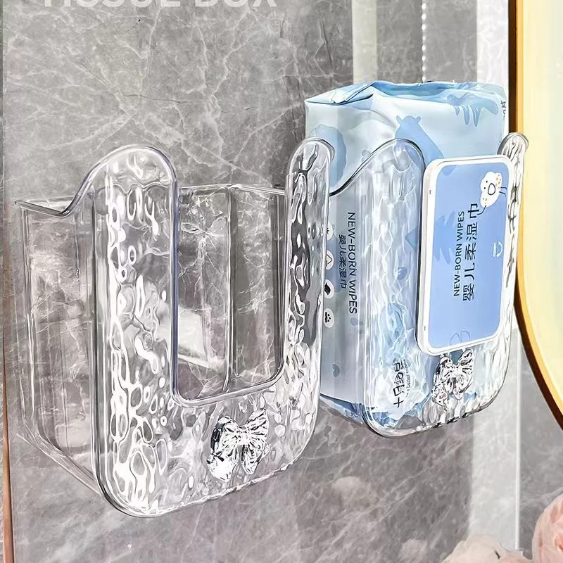 Punch-Free Toilettenpapierhalter Box Wasserdichte Lagerung Toilettenpapier Lagerregal Papierhandtuch Küche Badezimmer Aufbewahrungsbox