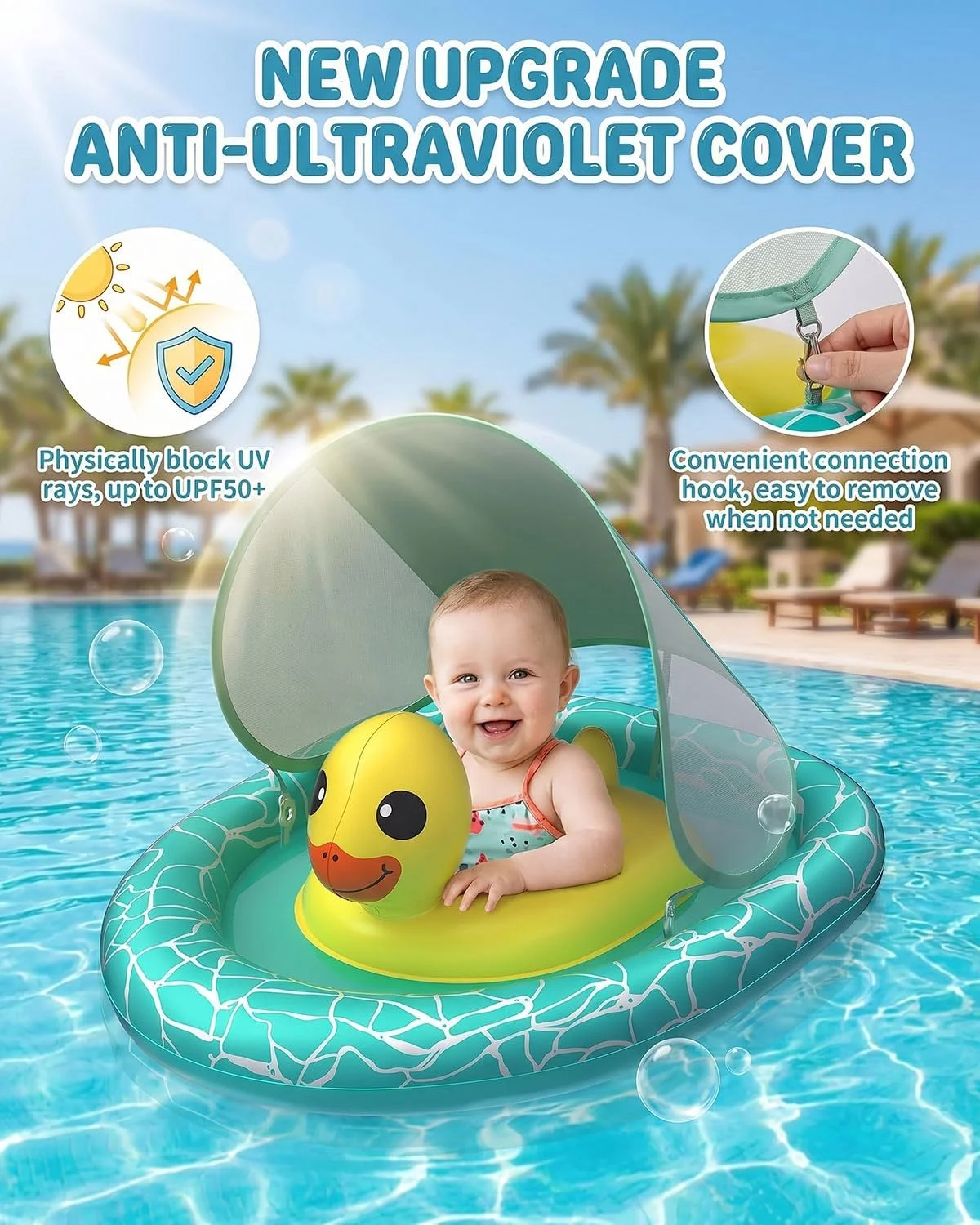 Rantion Baby Pool Float, ห่วงย - Baby Swimming Floater บทวิจารณ์และราคา