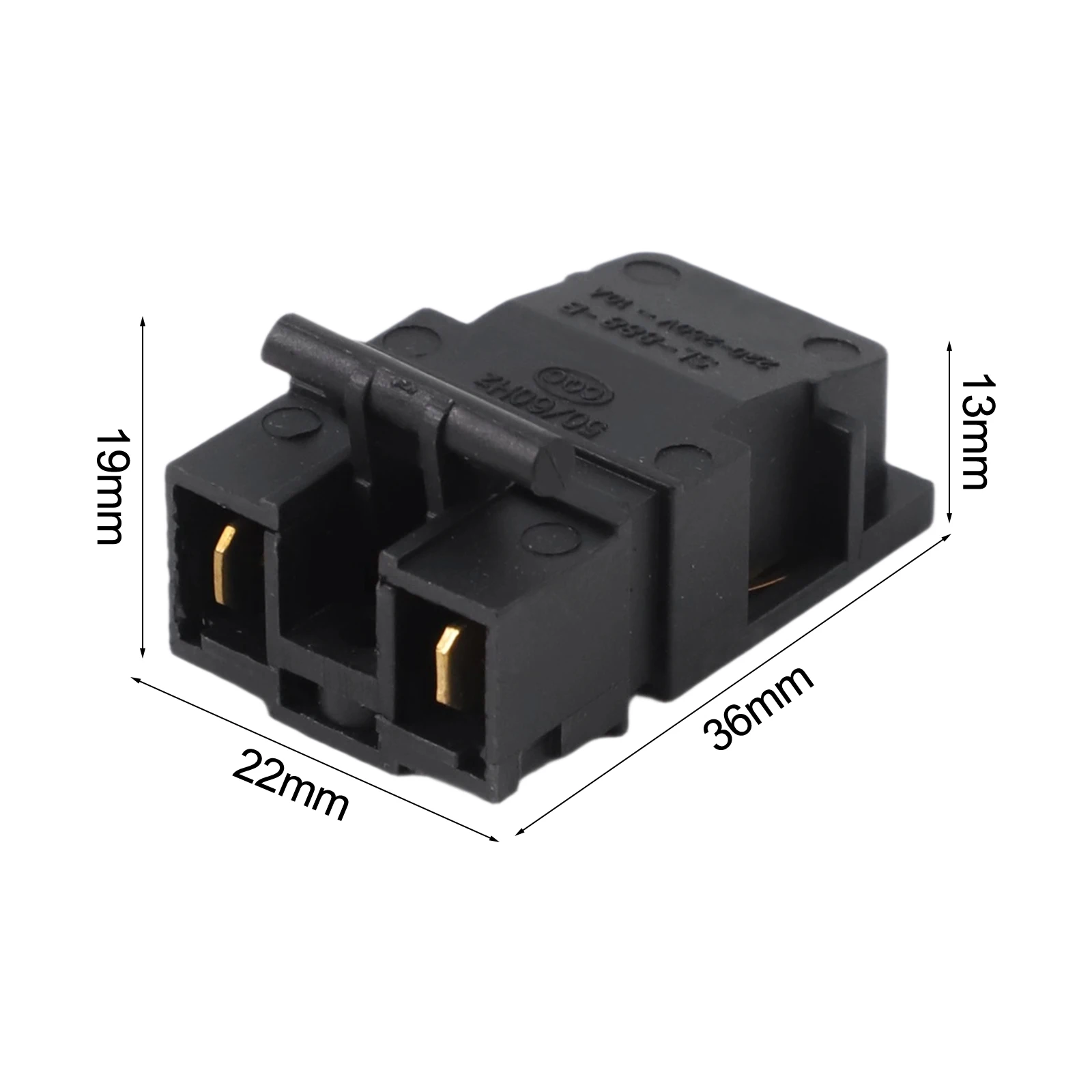 Thermostat Switch Button Switch 13A Accessories TM-XD-3 100 Degrees Celsius Black Electric Kettle Parts Kitchen Useful