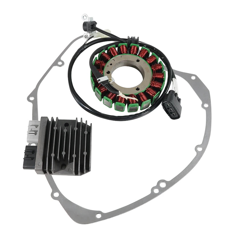 Passend für Yamaha XVS1300 XVS1300A XVS1300CT XVS1300CTF XVS1300CU V-Star Racer Bolt R-Spec Regulator Magneto Stator Coil Gasket Ki – Detail 5