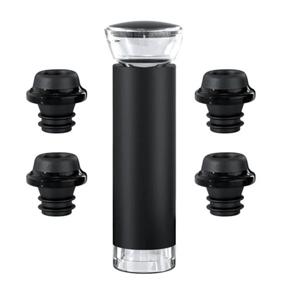 

Vacuum Plug The Gift Retain Freshness Stopper Cork Bottle Black