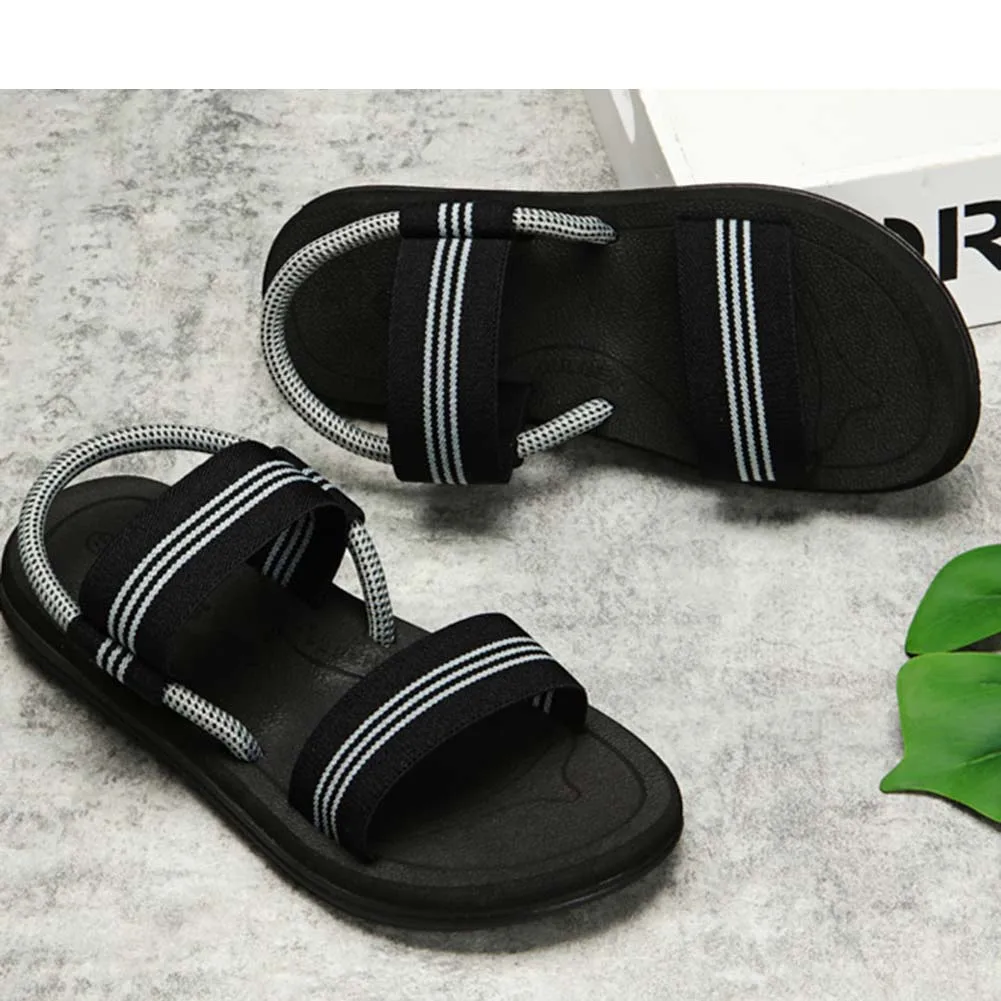 Stripe Design Sandals For Women Men Comfortable Breathable Shoes For Beach Party Daily Men's Slippers For Non Slip Men's Wear