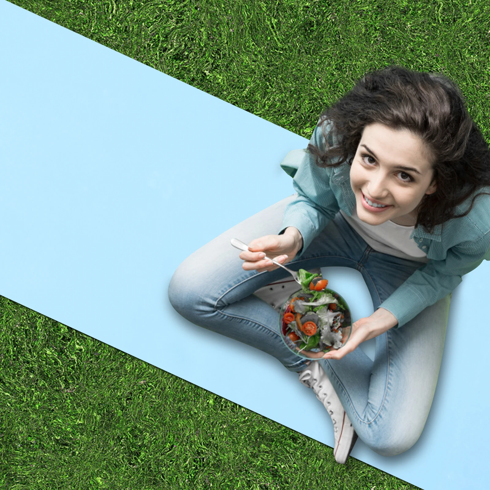 

Multifunctional Yoga Mat Portable Picnic Pad Aluminum Foil Cushion for Travel Home Sporting Events Beach Fun Picnic Mat