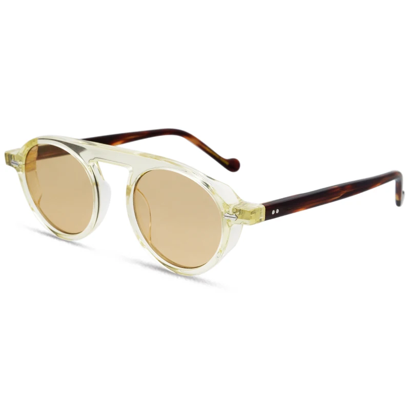 

Pilot single beam design, high-quality acetate sunglasses, fashionable and trendy UV400 sunglasses