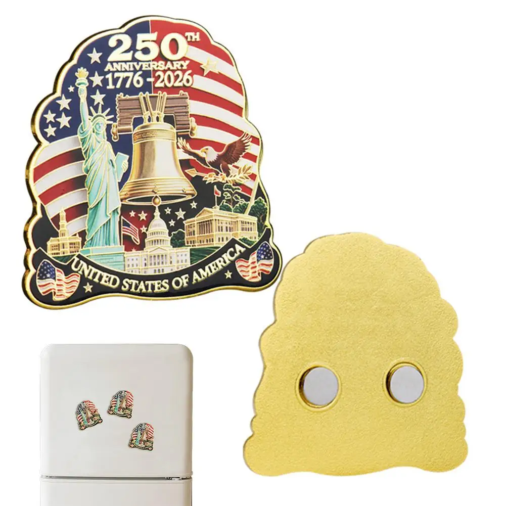 250th Anniversary Of The United States Commemorative Pin Liberty 1776-2026 American Patriotic Badge Liberty Eagle Brooch For For