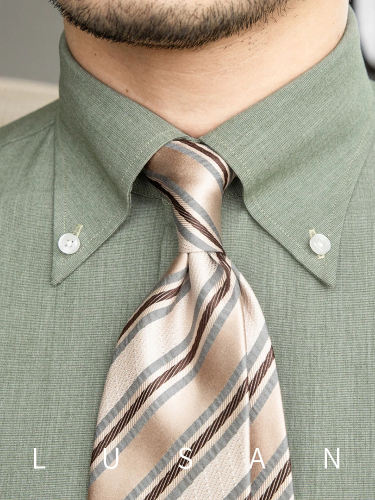 High-End New Italian Long-Sleeved Shirt Gentry All-Match Commute Casual Retro Business Shirt Men