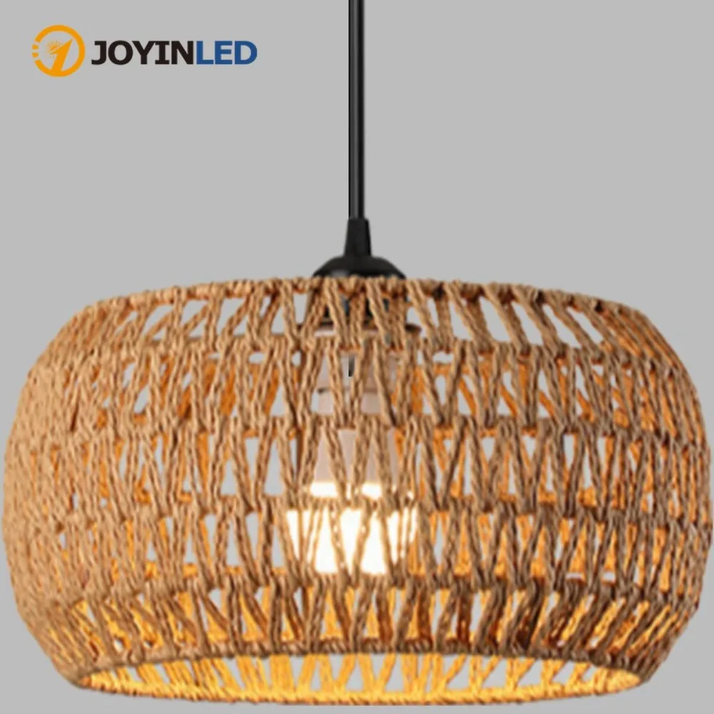 

Подвесной светильник JOYINLED ручной работы, 32 см, в стиле бохо, в форме барабана, для спальни, столовой, фойе, прихожей
