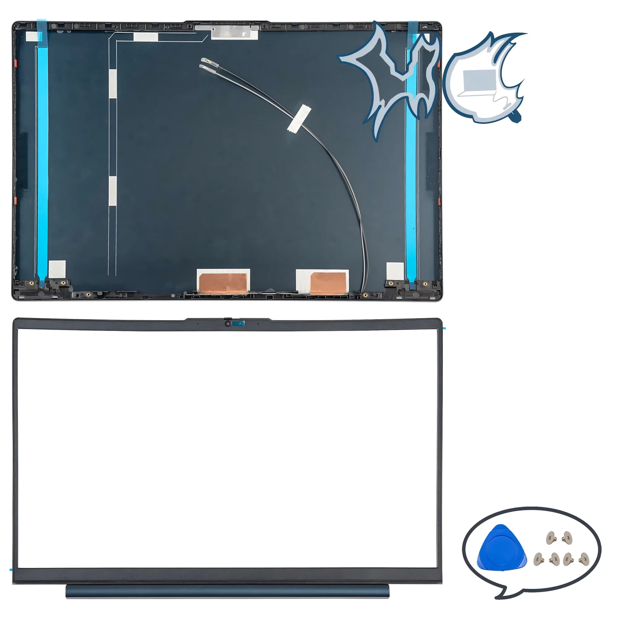 Nieuwe Case Voor Ideapad 5 15IIL05 15ITL05 15ARE05 15ALC05 LCD Back Cover Screen Deksel Voorkant Scharnieren Palmsteun Bodem Shell