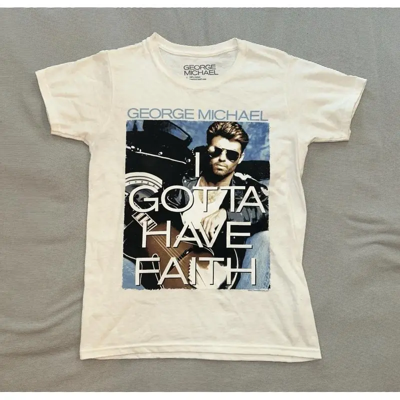 George Michael I Gotta Have Faith Officially Licensed T Shirt Size Large