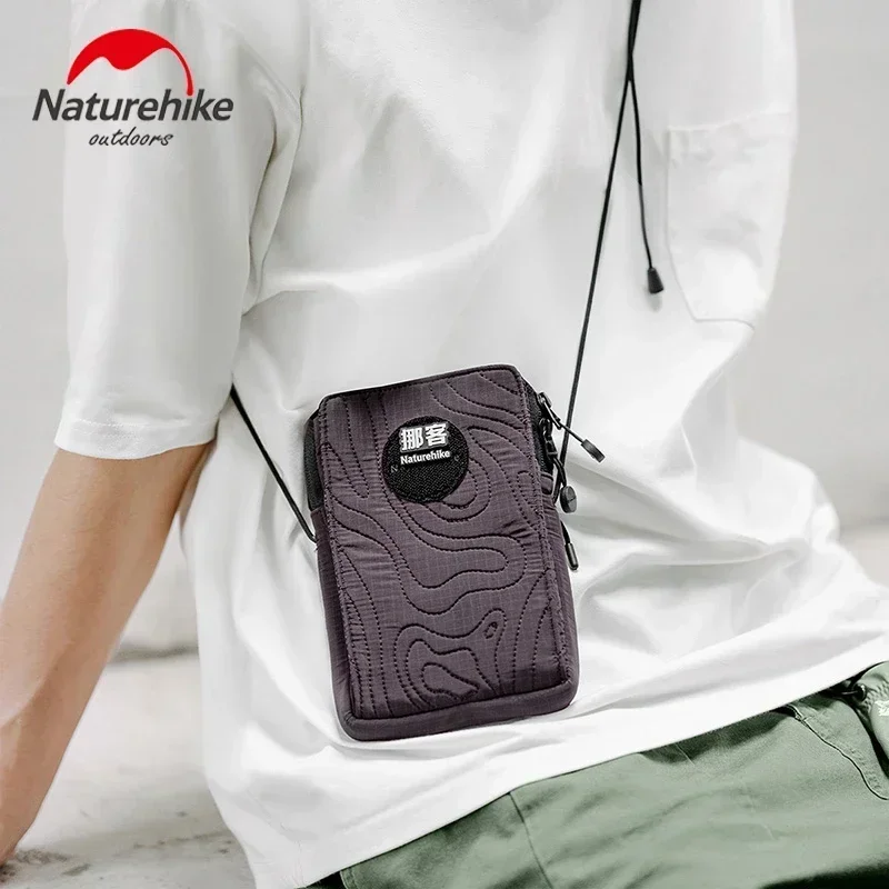 

Naturehike Single Shoulder Crossbody Magnetic Mobile Phone Bag Layered Storage Pocket All-in-one Leisure Bags Coin Wallet