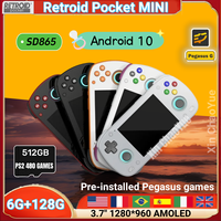 Retroid Pocket MINI Retro Handheld Game Video Player Console 3.7 Inch OLED HD Screen Android Gaming 6+128G WiFi PSP PS2 RP Gift