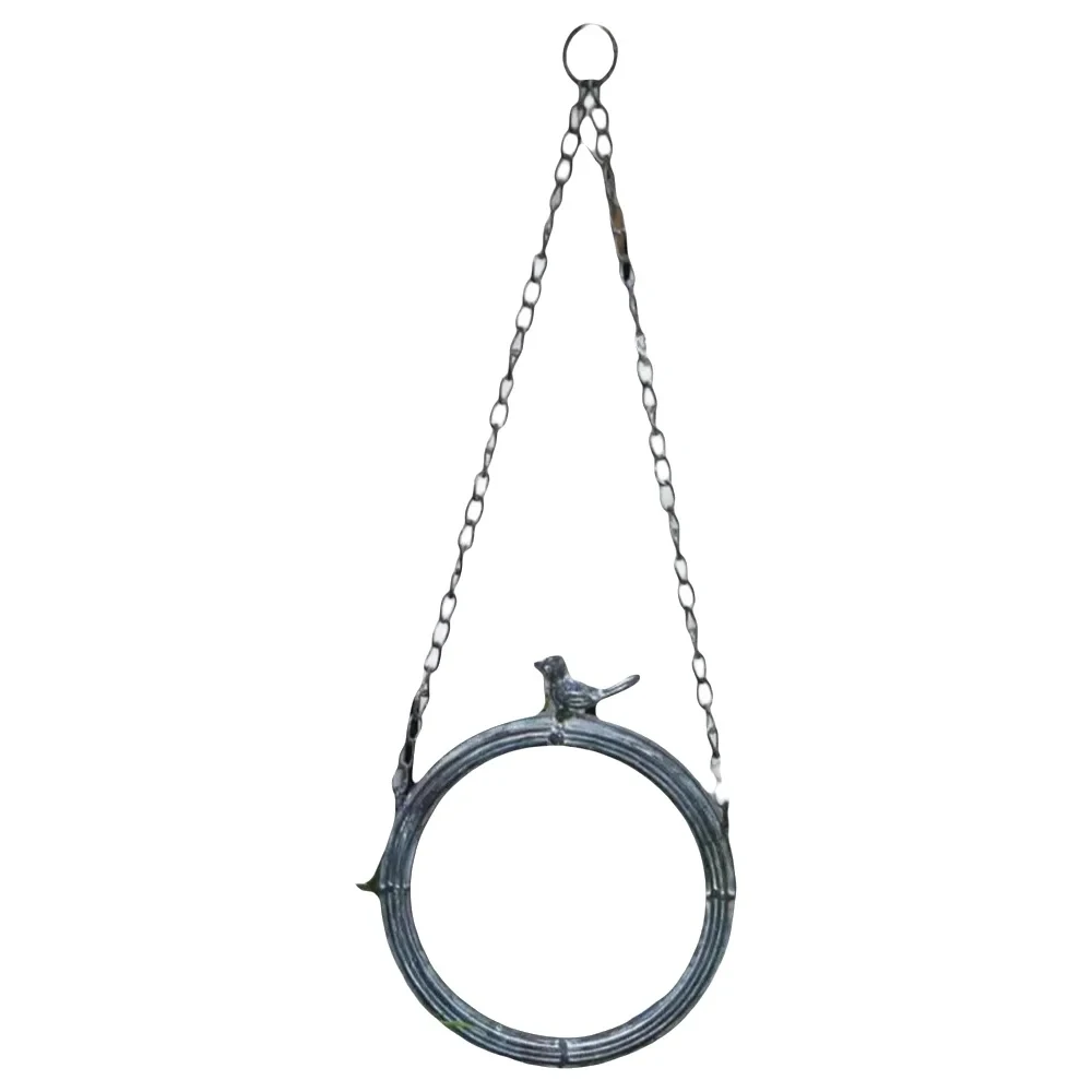 

Маленькое декоративное винтажное зеркало в металлическом каркасе