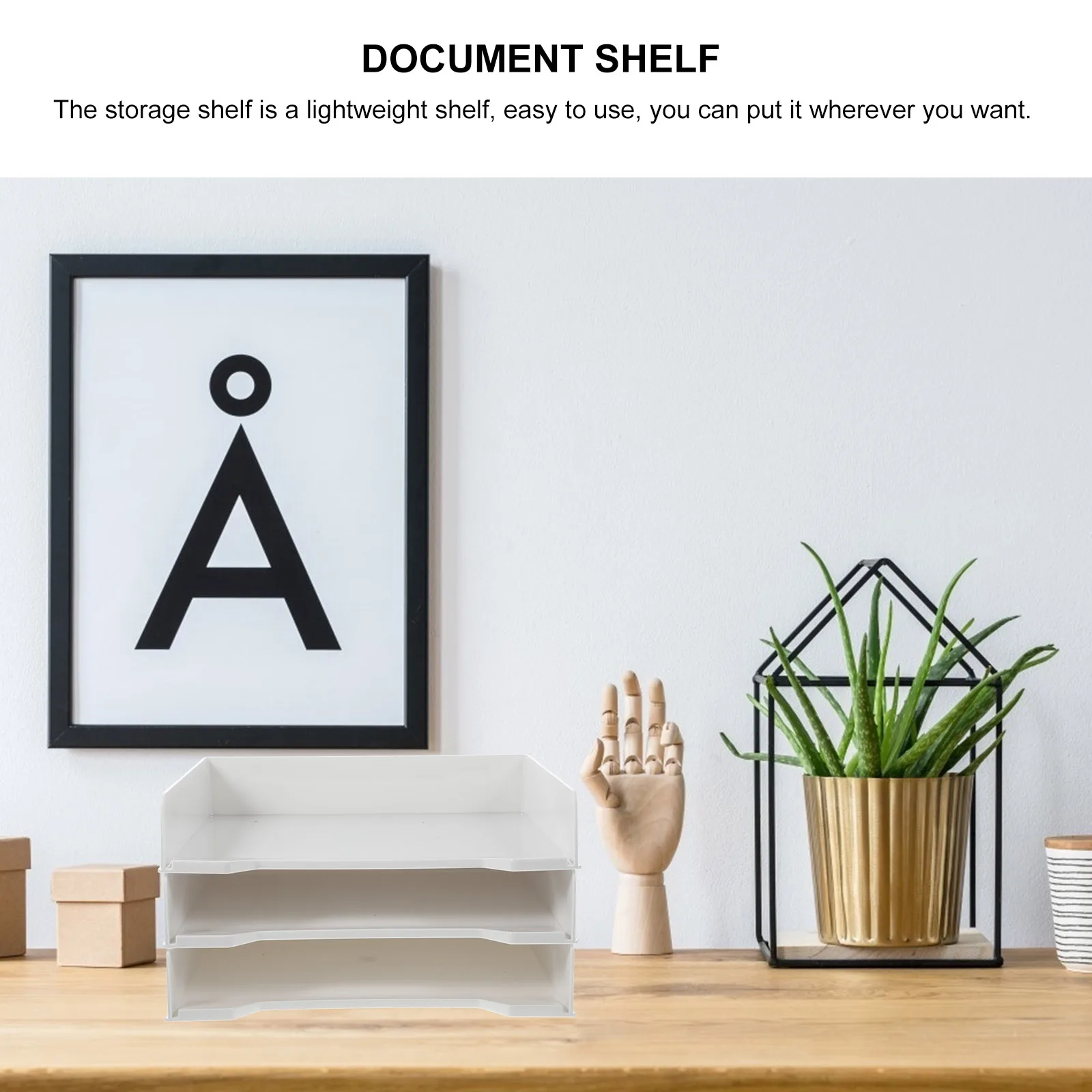 3pcs File Storage Boxes Transparent Desk ganizers Office Supplies Stationery Containers Document Shelf Desktop Storage