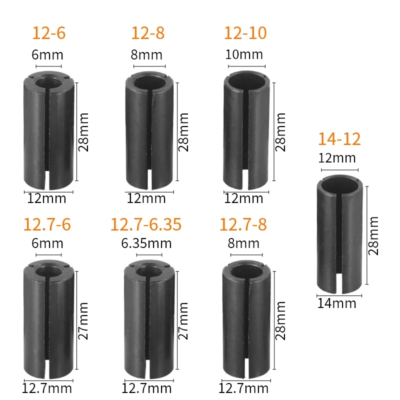 YUSUN Shaft Sleeve Router Bit Woodworking Milling Cutter For Wood Bit Face Mill Carbide Cutter End Mill