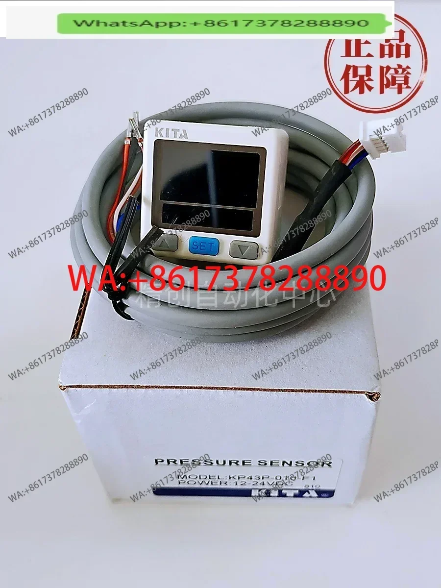 TAIWAN digital pressure switche KP43P-010-F1 -0.1~1.0MPa DC12-24V NPN 1~5V output