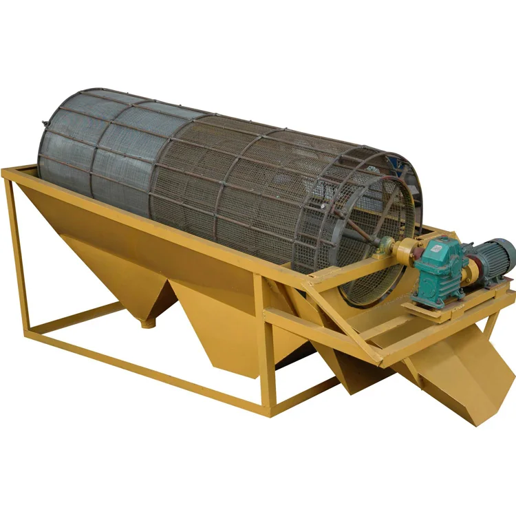 mobile or stationary rotary topsoil  soil sifting equipment trommel screen to get qualified soil