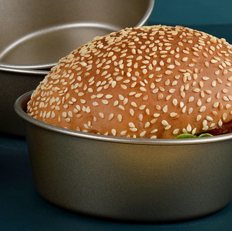 Nonstick เค้กแม่พิมพ์เค้กรอบรูปเค้ก Bakeware เนื้อเหล็กคาร์บอนกระทะอบครัวเบเกอรี่ Dropshipping