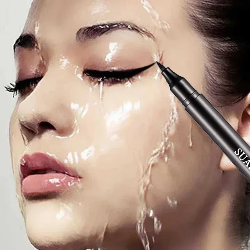 Neue Wasserdichte Eyeliner Schwarz Flüssigkeit Langlebig Eye Liner Bleistift Schnell Trocknend Natürliche Eyeliner Flüssigkeit Stift Kosmetische Werkzeuge