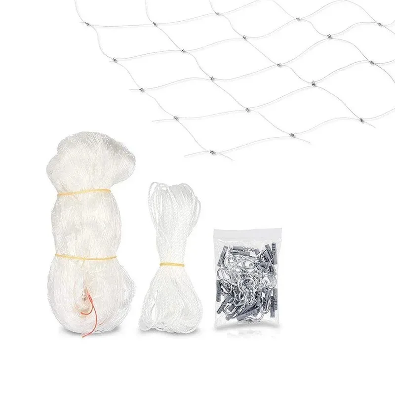 Pet Capa Protetora Cat Net, Flutuante Janela Mesh, Nylon Plástico, Grade de Arame de Aço, Jardim Varanda Segurança, Prevenção Queda Rede