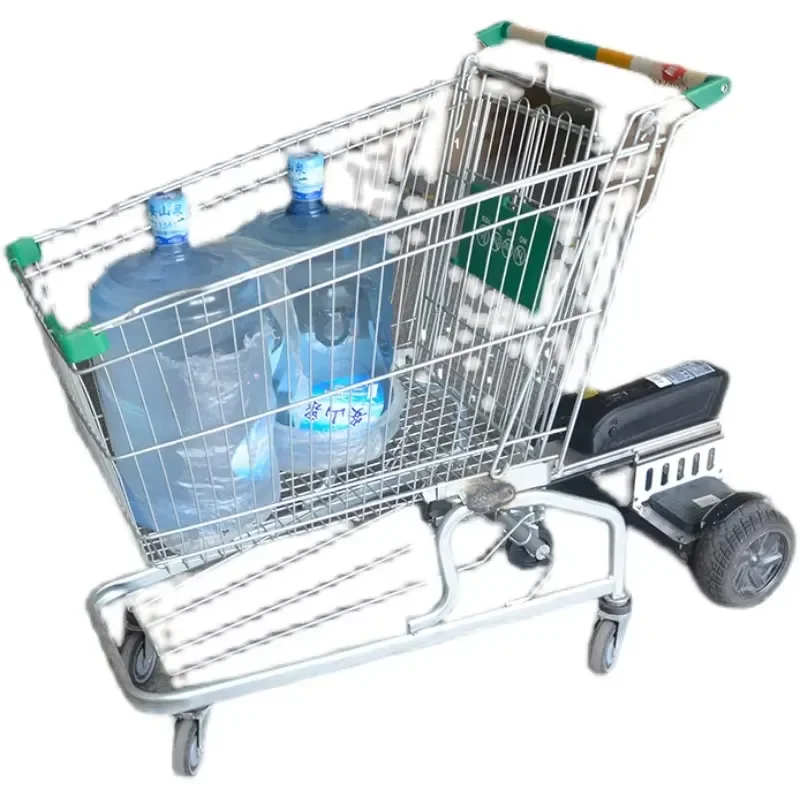 1pcs Small Electric Shopping for Warehouse Picking Factory E-commerce Logistics Mover Trolley