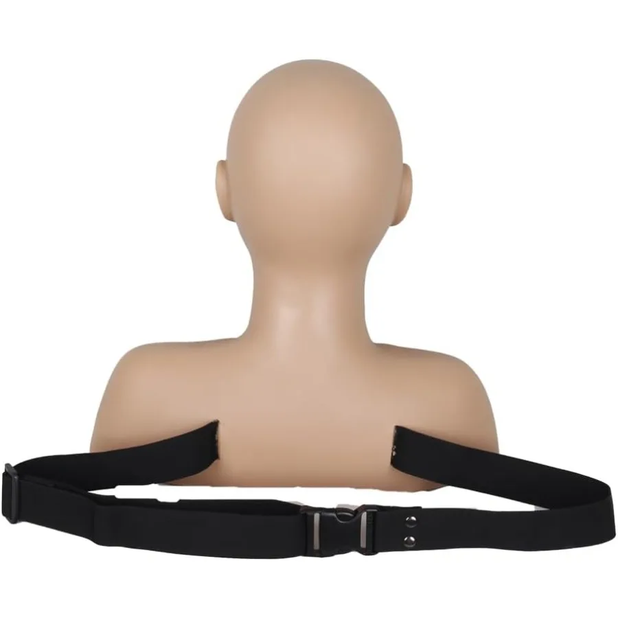 หุ่นฝึกแต่งหน้าและนวดอเนกประสงค์ พร้อมวิกผมและที่วางหมวก สำหรับฝึกอบรมร้านเสริมสวย ผลิตจากซิลิโคนสัมผัสนุ่ม