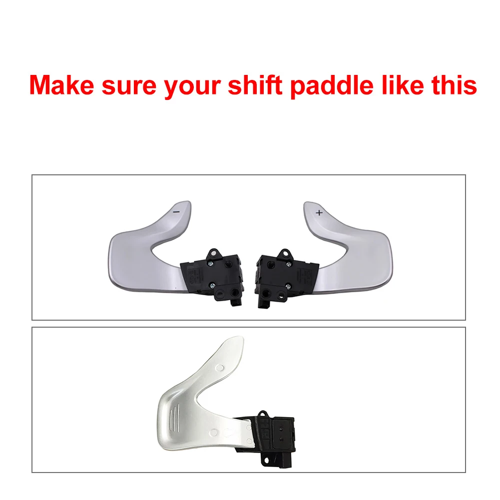 Carbon Fiber Car Steering Wheel Shift Paddle Extension Shifter For Hyundai Sonata 2010-2015 I40 2015