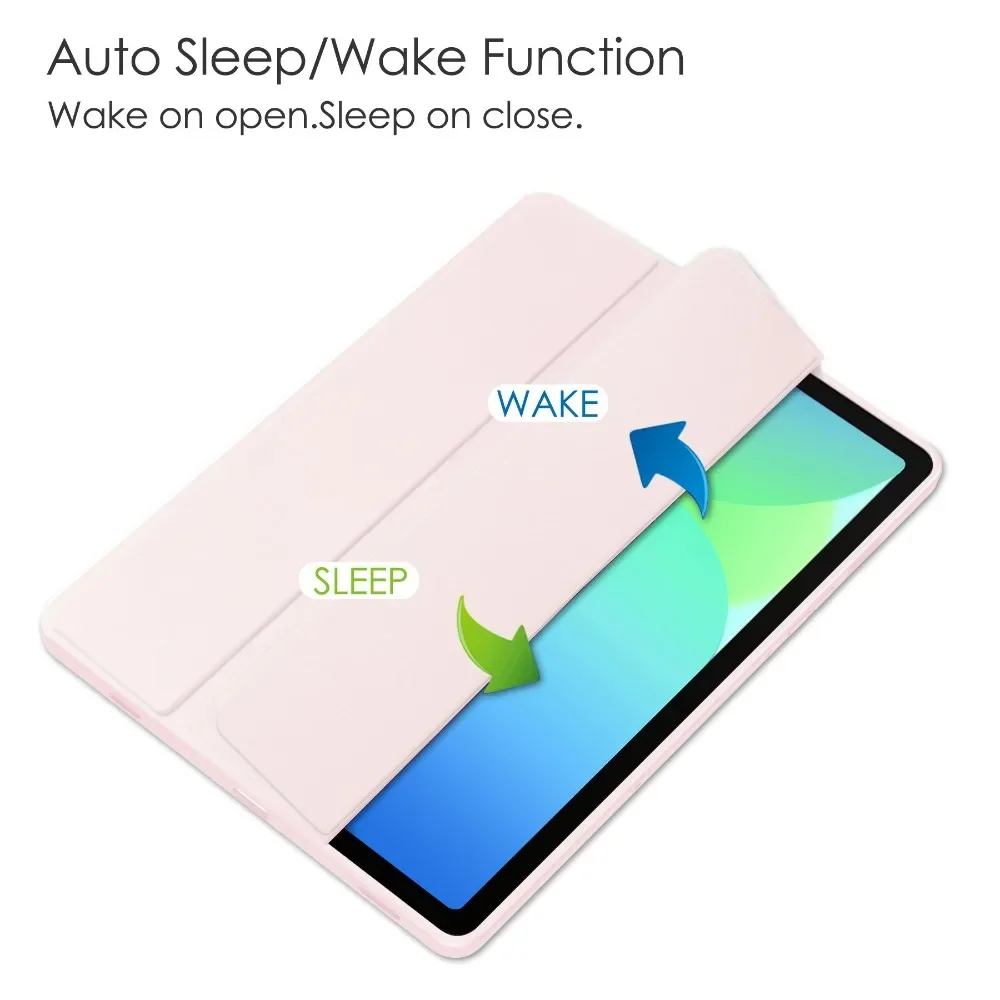 For Samsung Galaxy Tab S10 FE 2025 SM-X520 X526B With Pencil Holder Case For Galaxy Tab S10 FE / S9 FE 10.9 inch Tablet Cover