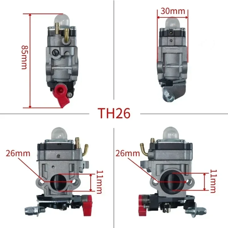 2 스트로크 헤지 트리머용 카브레타 카브, 브러시 커터, 체인톱 40-5, 11mm, 22cc, 26cc, 33cc, 34cc, 43cc, 49cc, 52cc