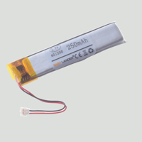 JST ACH-1.0mm 3.7V 250mAh 401250 Battery Installing lithium-polymer LiPo batteries for Blank Slate