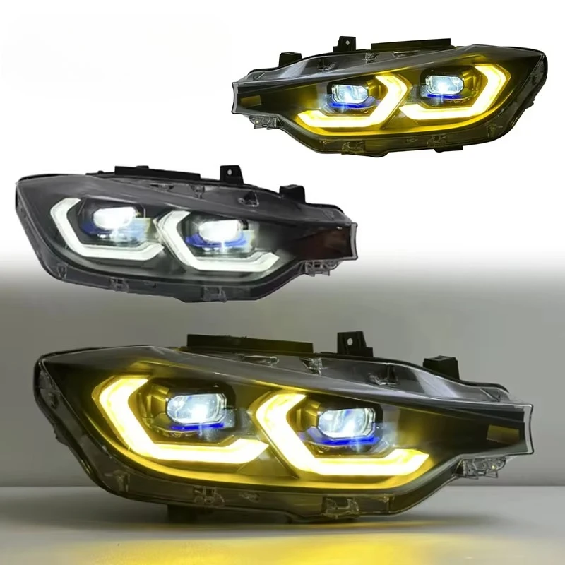 

Front Lights for 3 Series F30 F35 M3 2012-2018 LED Headlights Daytime Running Lights Yellow & White Head Lamp Car Parts