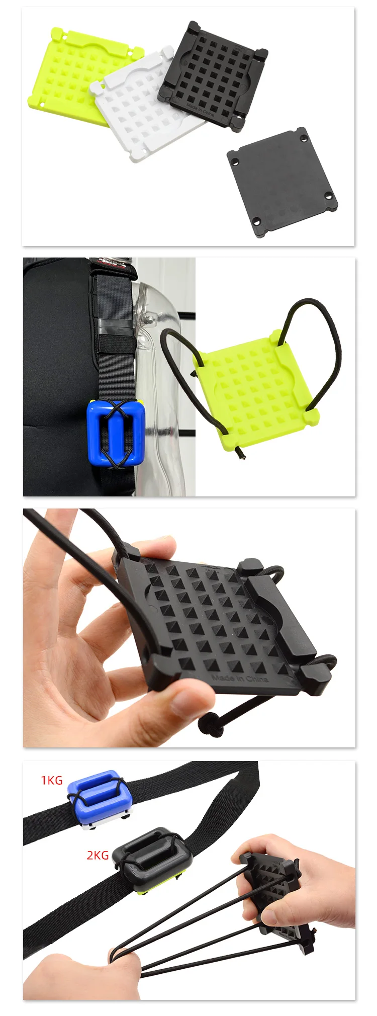 Tauchen BCD Gurtband Gewichte Platte Tauchen Backplate Gewichte Feste DIY Quick Release Zubehör Geeignet Für Trockenen Anzug – Detail 3