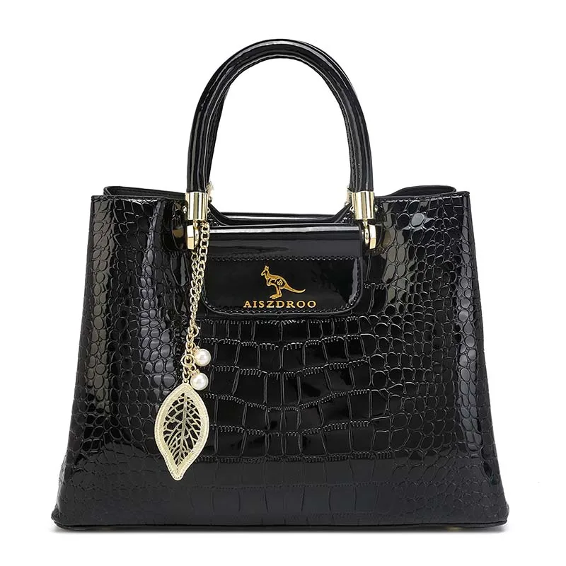 

Multi-pocket Handbag Purses Genuine Cowhide Leather Shoulder Bag Luxury Designer Crossbody Messenger Sac Elegant Tote for Women