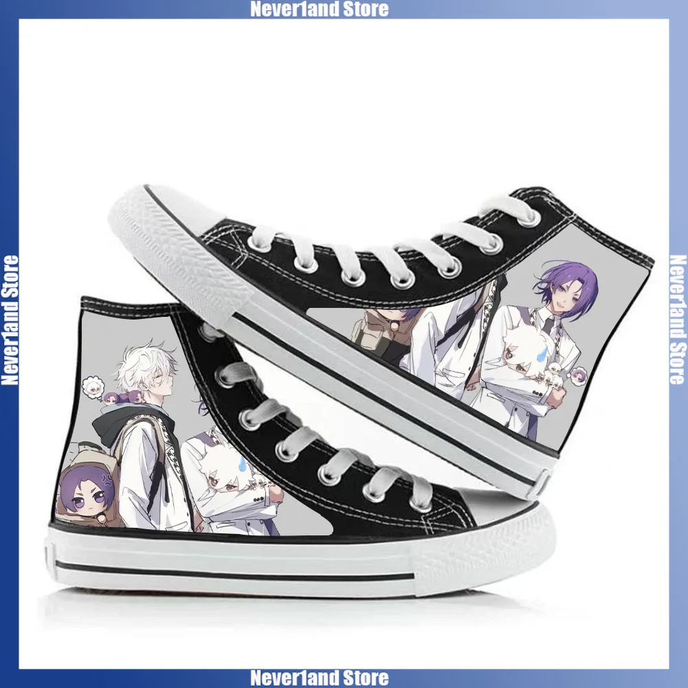 35-44 Rin Itoshi Sae Scarpe di tela Cartoon Isagi Hyoma Stampa Scarpe basse Moda Traspirante Scarpe da ginnastica alte Studenti Regalo