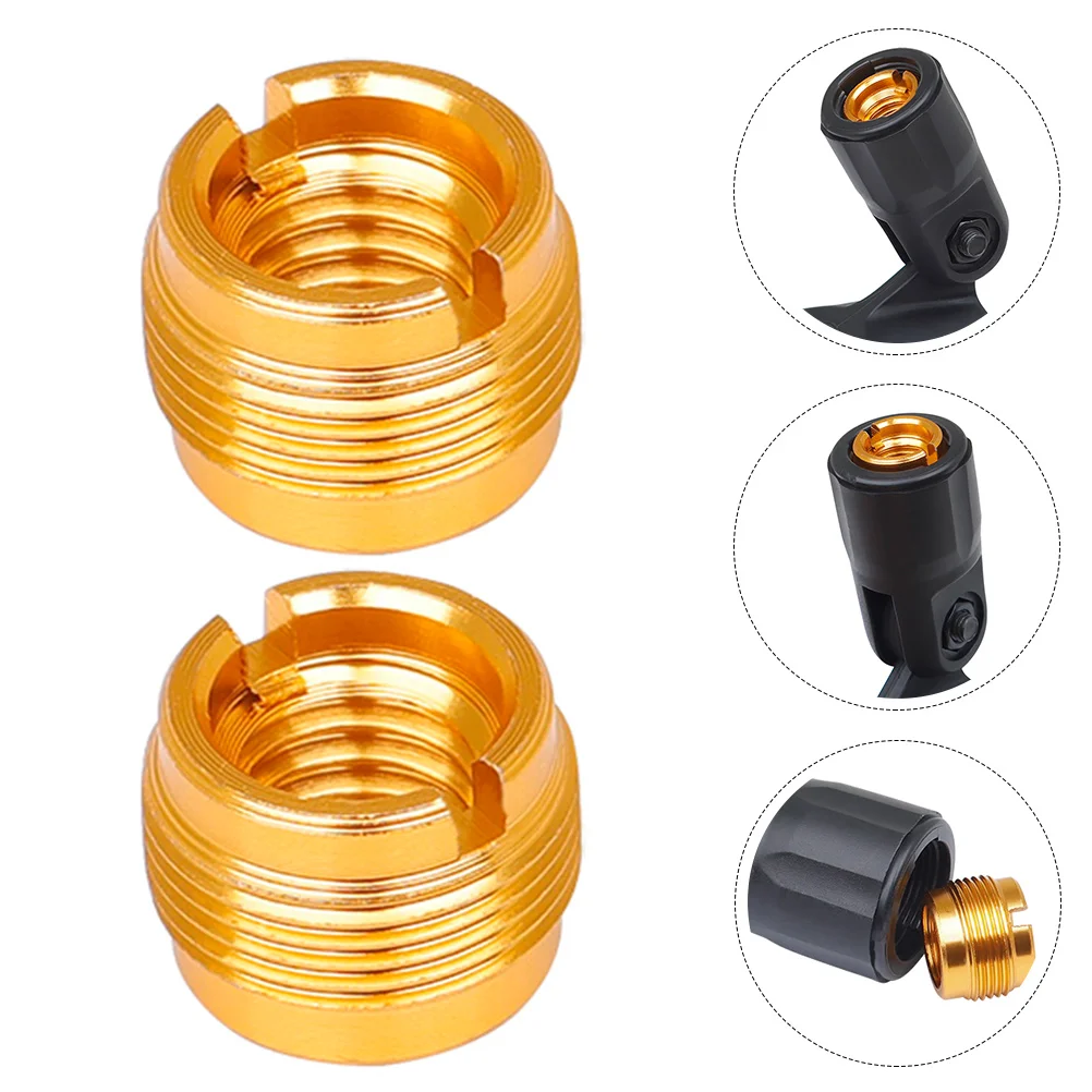 

Microphone Clip Adapter 3 8 to 5 8 inch Diameter Screws Nuts Golden Stainless Steel Connection Accessories for Mic St Thread