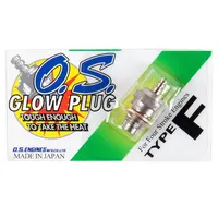 F Shape Glow Plug Spark Plug for TOYAN Four Stroke Methanol Engine Model, for TOYAN FS-L400 / FS-L200AC , Etc