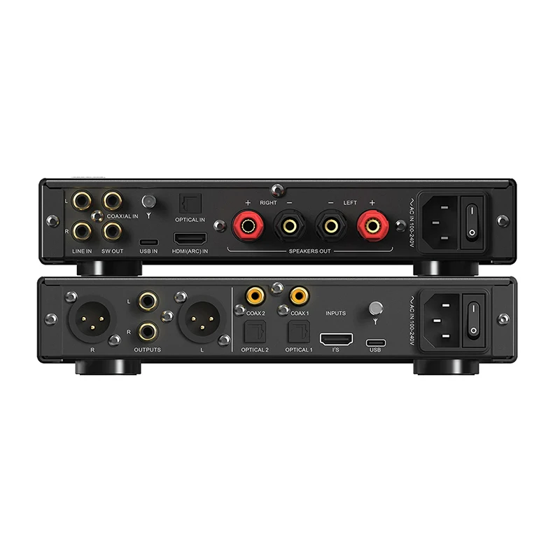 وحدة فك ترميز SMSL RAW-DAC1 + مضخم سماعة الرأس RAW-HA1 + مجموعة كابل RCA