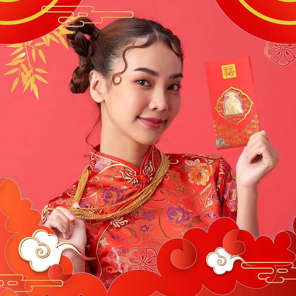 8 Pcs 2023 Money Rabbit Year Red Envelops Envelope Chinese New Cash Pocket Envelopes Spring Festival Packet