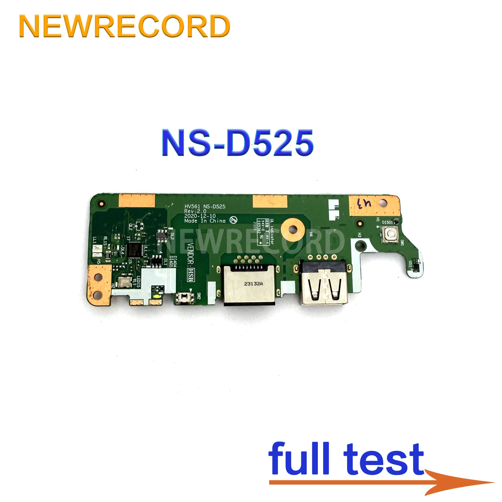 

For Lenovo V15 G2 ITL 82KB 82ME Power Botton USB Wlan Board 5C50S25178 5C50S25185 HV560 NS-D525