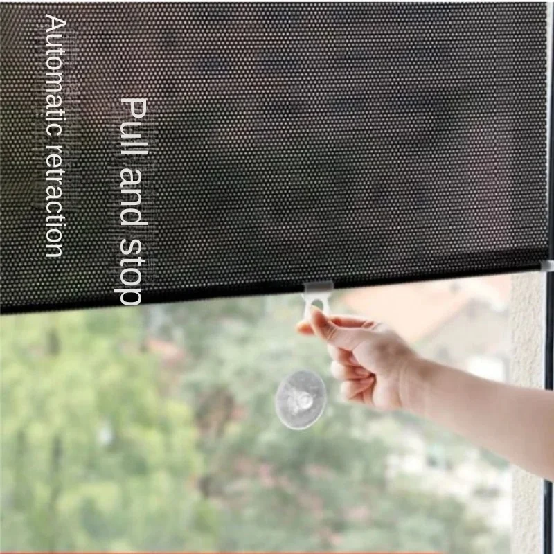 2PCS Universal Suction Cup Sunshade, Car Bedroom, Kitchen, Office Window Sunshade, Nail Free Sunshade