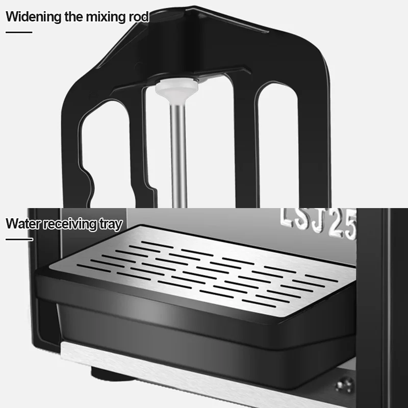 25L اسطوانة مستديرة آلة المشروبات سعة كبيرة التجارية الخدمة الذاتية آلة المشروبات الباردة اثارة آلة عصير حليب الصويا