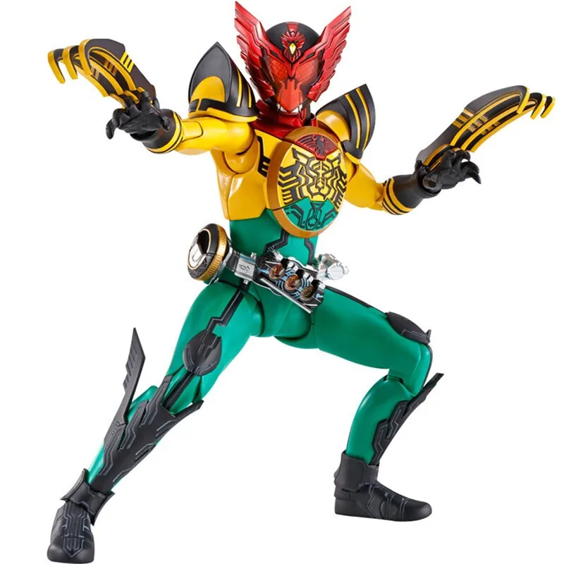 BANDAI Bandai, soul limited, Kamen Rider SHF real bone carving model toy 15cm Oz Super Eagle Tiger Locust, the product will not