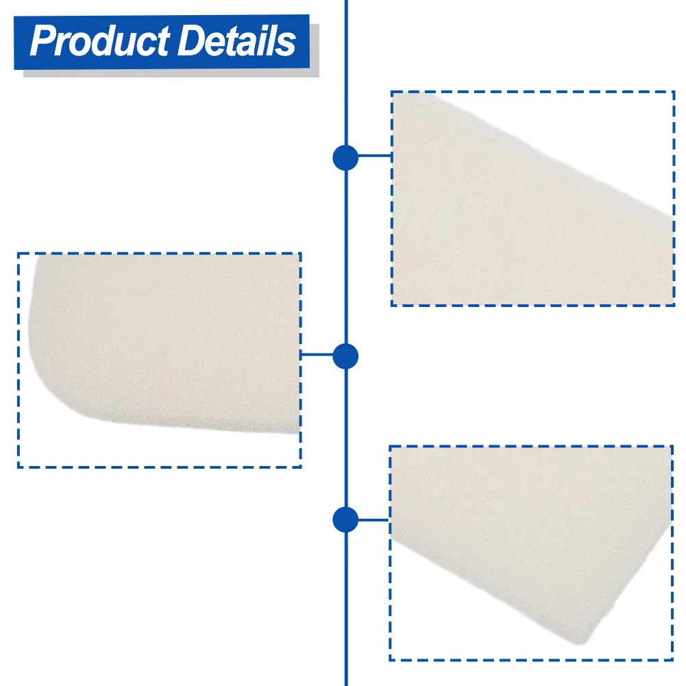 White Filter Sponge Set Designed for WYBOT for Pro for solar for solar Vision Robotic Pool Cleaner 4 8 12 16 20 Pieces per Pack