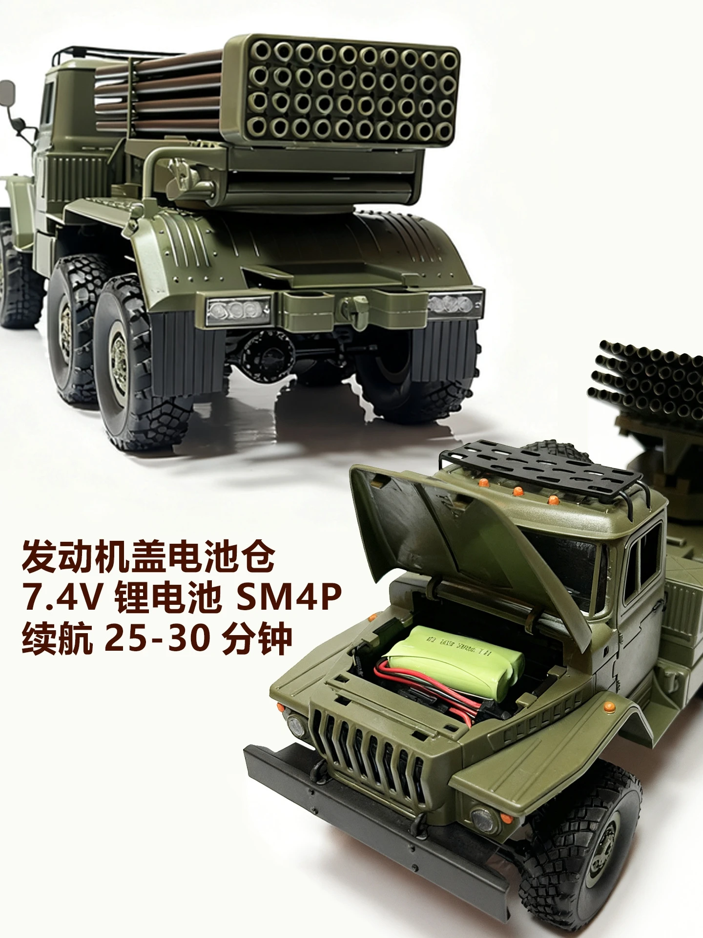 WPL B36 B36-2 B36-3 6WD RC Car 1:16 Full Scale Military Transport Vehicle Model Six Wheel Drive Climbing Off-Road RC Truck Toys