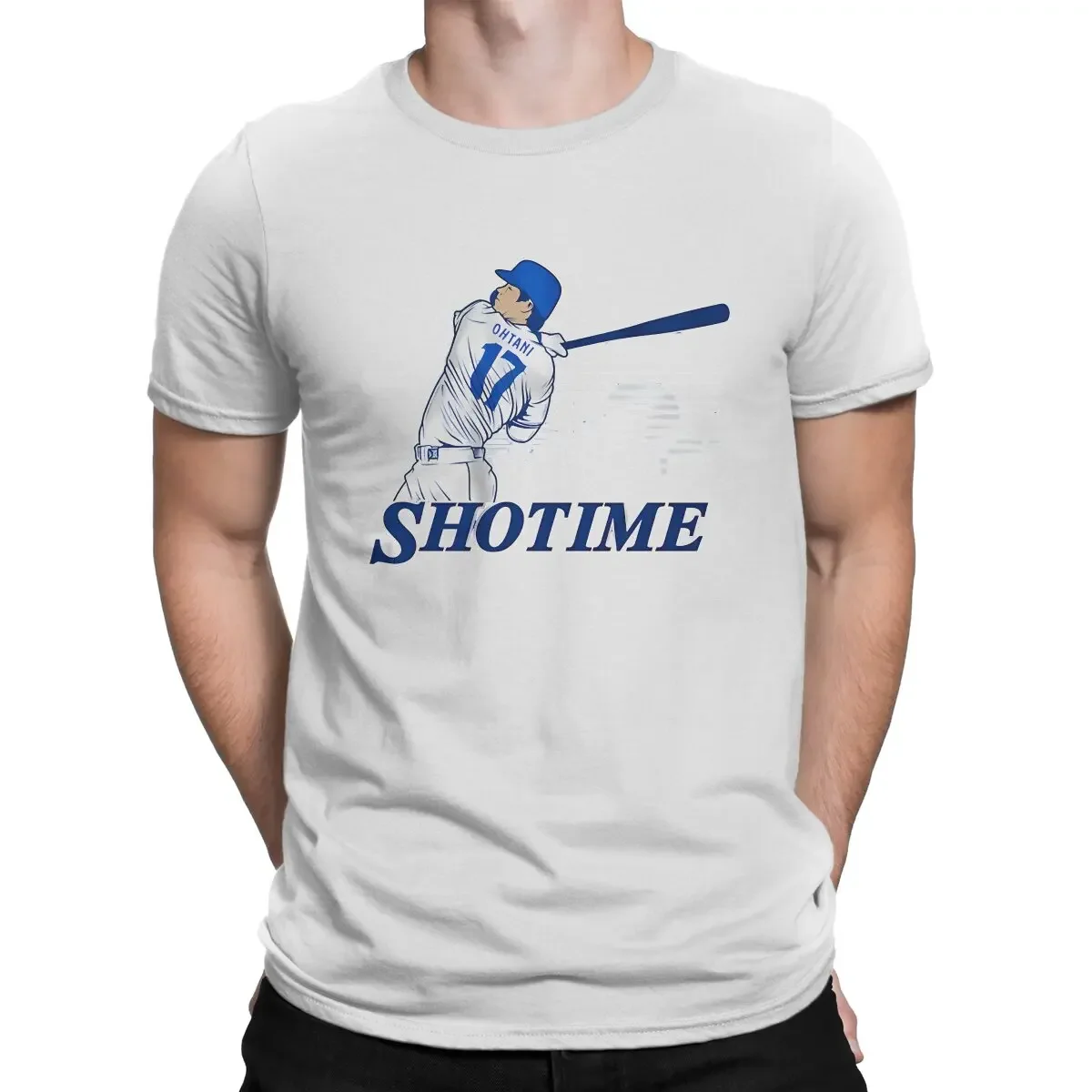 2024 Shohei Ohtani Los Angels Shotime Men's T Shirts Short Sleeve Crewneck T-Shirt Cotton Unique Shohei Ohtani Casual Tee Shirt