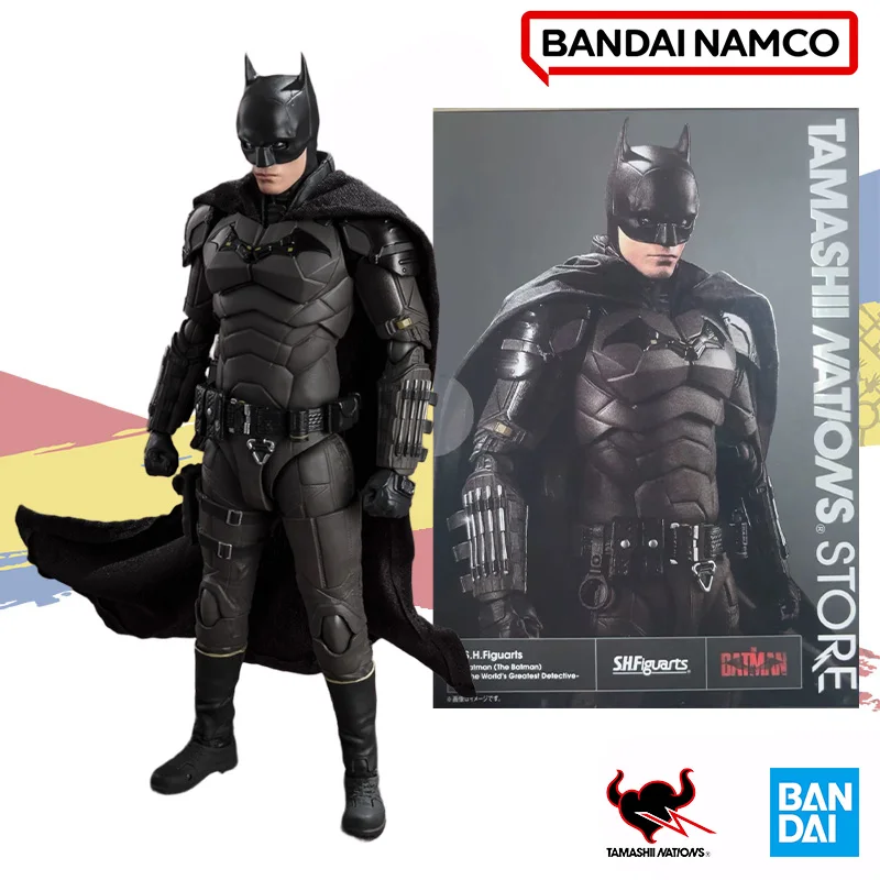 Bandai Original S.H.Figuarts SHF Batman The World Greatset detektyw Anime figurka gotowy model zabawki solodier