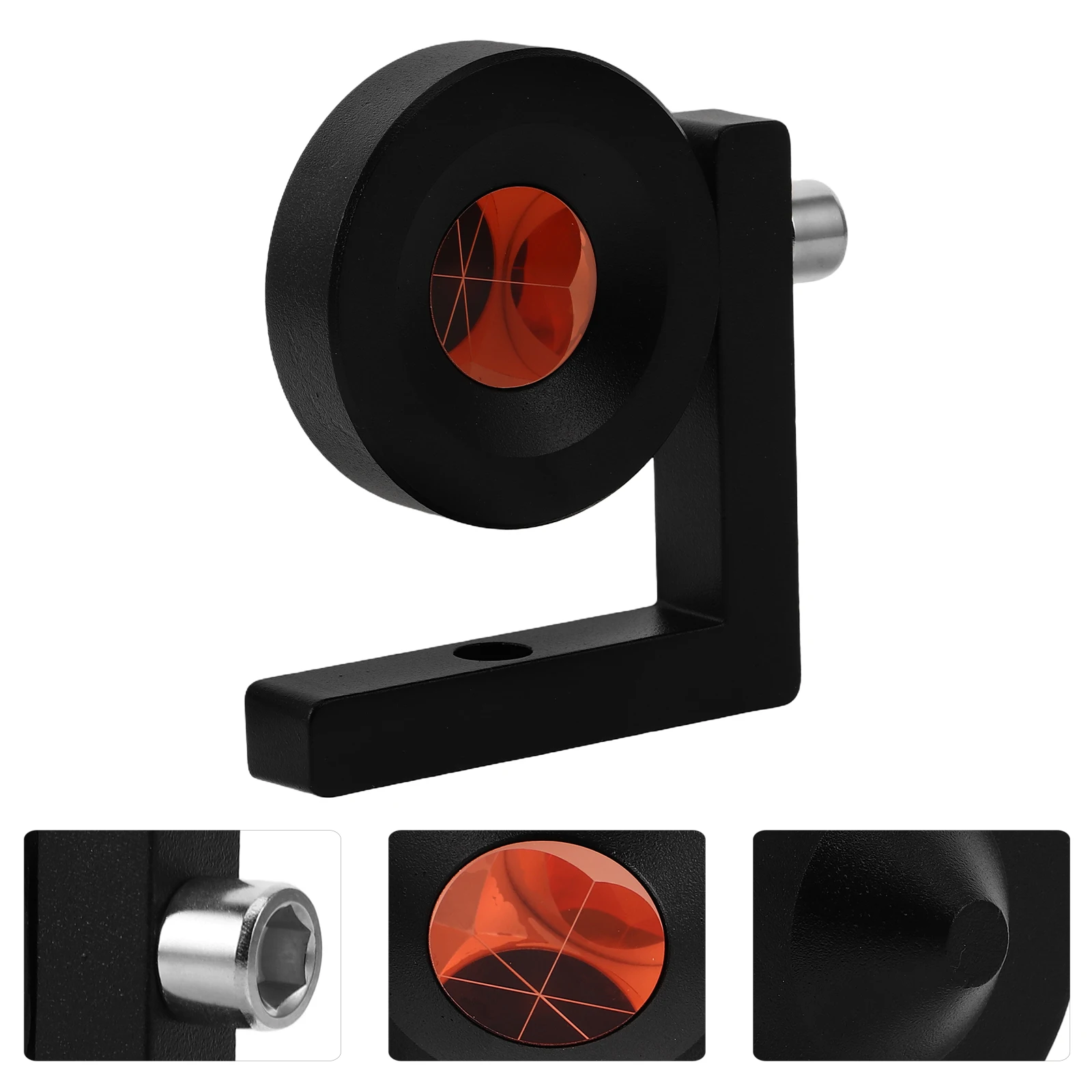 Small Prism for Total Station High Precision Right Angle Measurement Construction Surveying Tools Optical Prism Adjustable