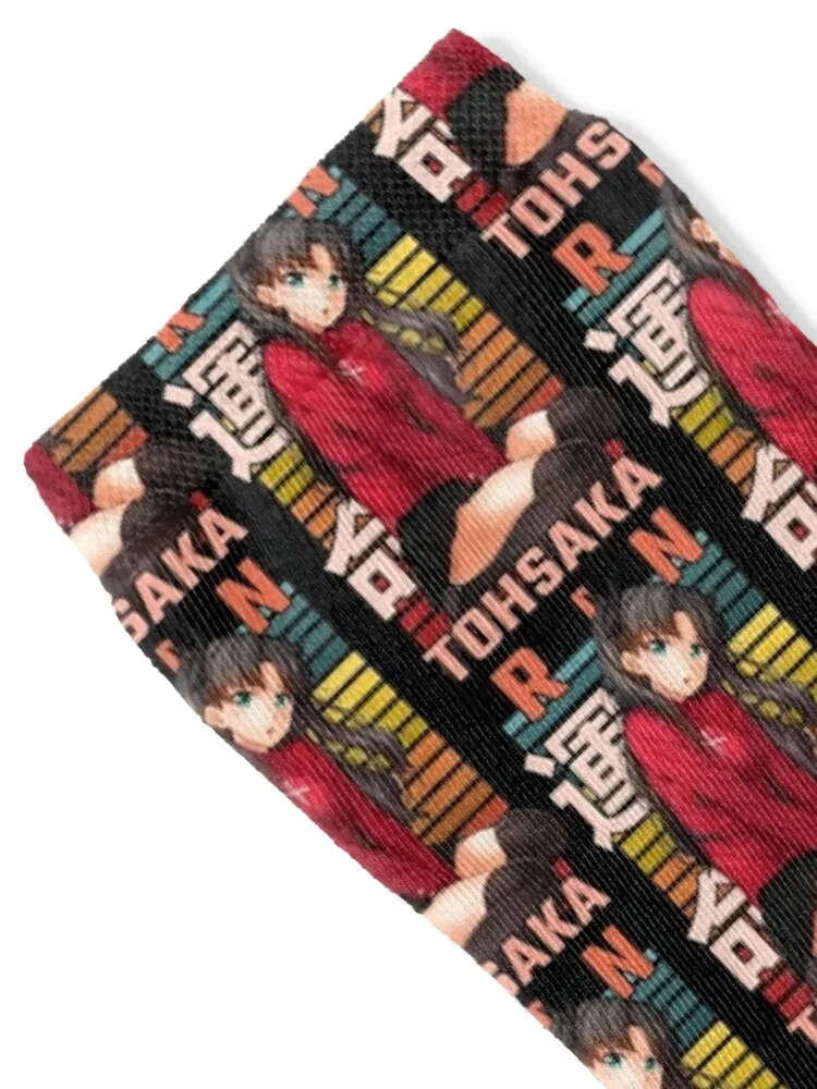 Rin Tohsaka Fate/Zero Retro Anime Design Socks