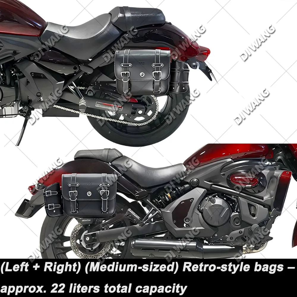 Motorcycle Retro Side Bag For MOXIAO 500MS Waterproof Side Pannier Helmet Bag Quick Release Special Modified Accessories