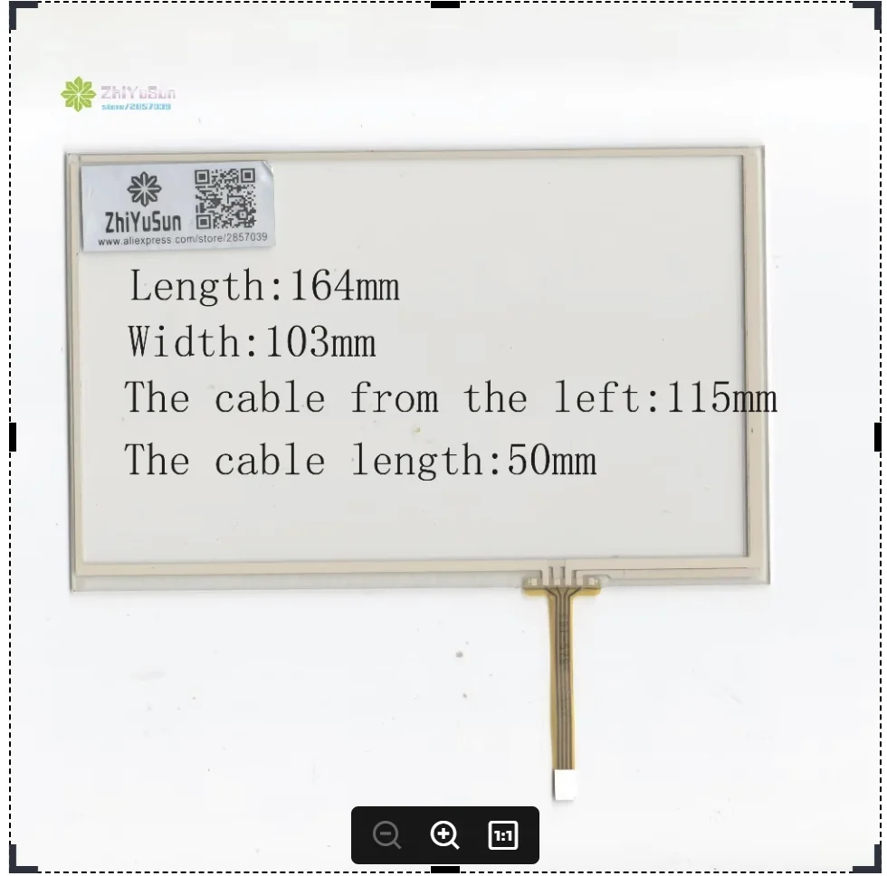 KDT5789 7inch  164mm*103mm  4 line touch screen panel 164*103 Sensor glass  for GPS CAR compatible