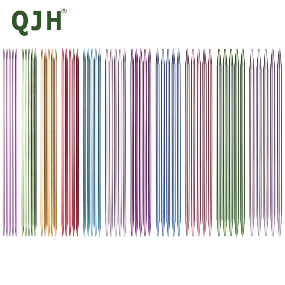 QJH 56 Pcs Double Pointed Knitting Needles 7.87